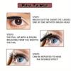 Mascara für Wimpernverlängerung, Schwarze Verdickende und Curlende Mascara, Verwischfest, Perfektes Geschenk für Frauen