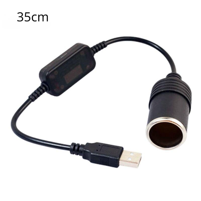 1 шт. 5 В 2 А USB на 12 В гнездо прикуривателя USB-адаптер прикуривателя конвертер Автомобильная электроника Аксессуары