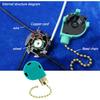 Ceiling Fan Pull Chain Switch 3 Speed 4 Wire Zing Ear ZE-268S6 Ceiling Fan Pull Chain Cord Switch Replacement for Ceiling Fans,Wall Lamps,Cabinet