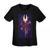 Hollow Knight T-Shirt Damen Kurzarm T-Shirts Rundhals Kleidung Baumwolle Sommer T-Shirts Streetwear