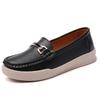 Women Moccasins Leather Shoes Driving Comfort Flats Casual Nurse Soft Minimalist Summer Breathable Shoes for Woman
