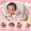 18in Collectible Cuddle Doll Soft Vinyls Caucasian Reborns Toy with Veins Kids and Grandma Best Companies Collector Toy