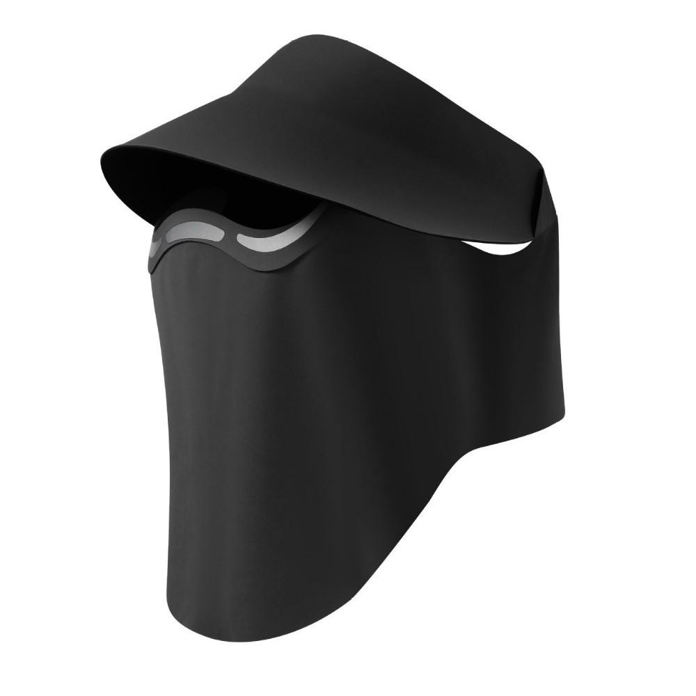 Detachable Sun Protection Mask Anti-UV UV Protection Mask Creative Full Face Mask Fishing чёрный