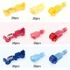 144Pcs T-Tap Wire Connectors Quick Wire Splices Connectors Self-Stripping Electrical Connectors for Wiring Automotive
