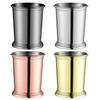 Whiskey Glass Julep Cups Copper Plated Wine Glasses 350ml Hammered Texture Metal Cocktail Glass Rust Resistant Barware for Party Bar Home Restaurant