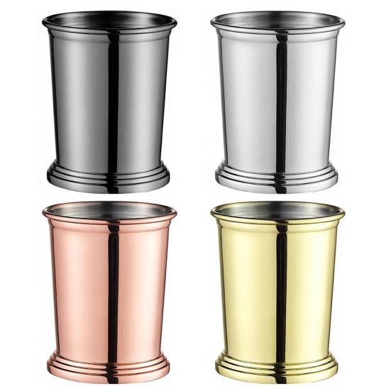 Whiskey Glass Julep Cups Copper Plated Wine Glasses 350ml Hammered Texture Metal Cocktail Glass Rust Resistant Barware for Party Bar Home Restaurant
