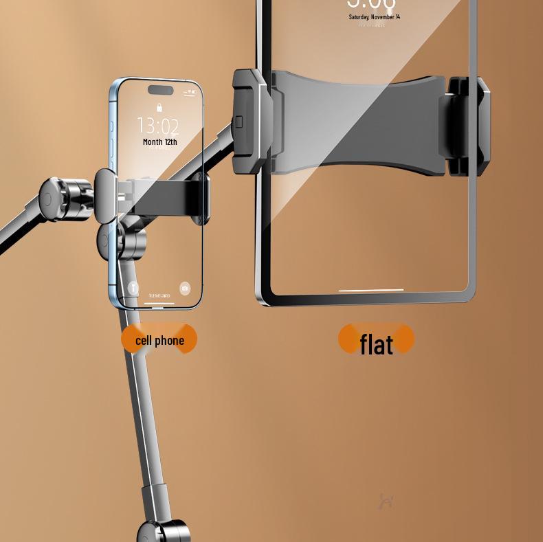 Adjustable Cantilever Stand for Mobile Phones, Tablets, iPads, Switch - Ideal for Desktops, Lazy Live Broadcasts, and Overhead Shooting.