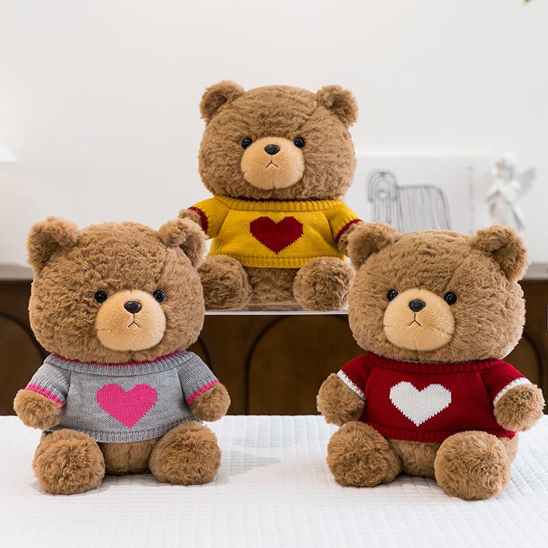 Teddy Plush Bear Toy With Soft  Pp Cotton Filling For Kids Gift Birthday