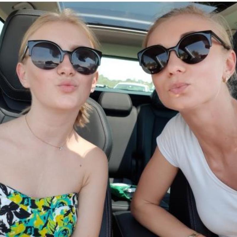 Cat Eye Women Sunglasses Retro Designer Super Round Vintage Glasses Goggles for Polycarbonate UV4 Eyewear Adult 60mm