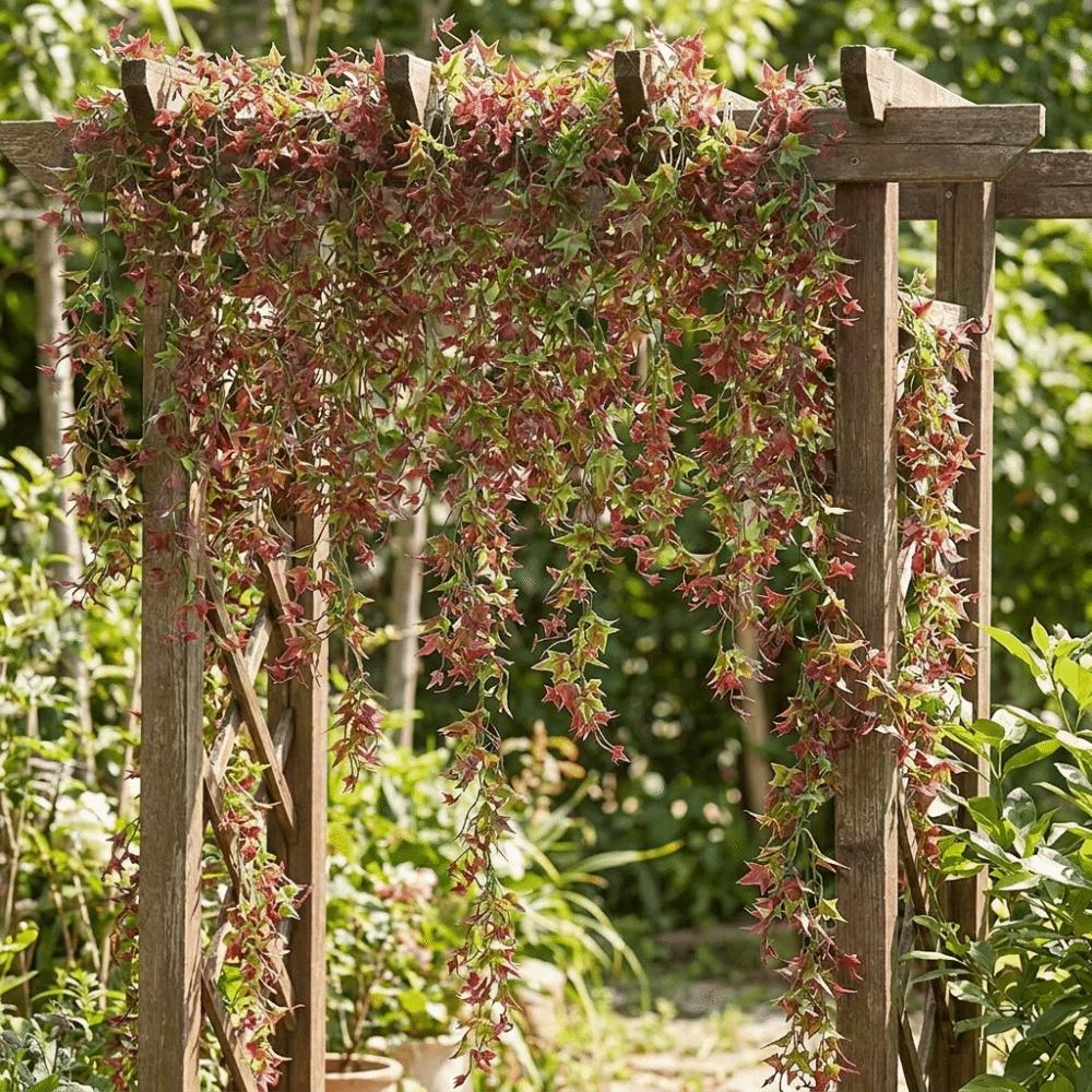 Plastic Realistic Vine Plants Anti-Fade Simulation Greenery Fake Wall Hanging Vine Wedding Party