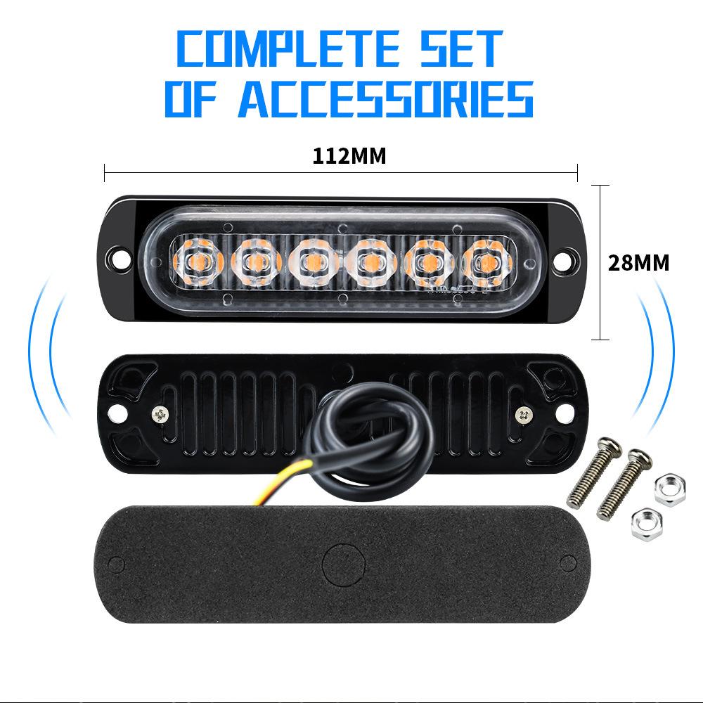 Strobe LED Warning Light 12/24V Signal Light LED Indicator Lamp for Car Truck Trailer Beacon Lamp LED Side Light Led Tail Light
