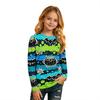 Children's Halloween Print Long Sleeve Neck T-Shirt for Boys Girls