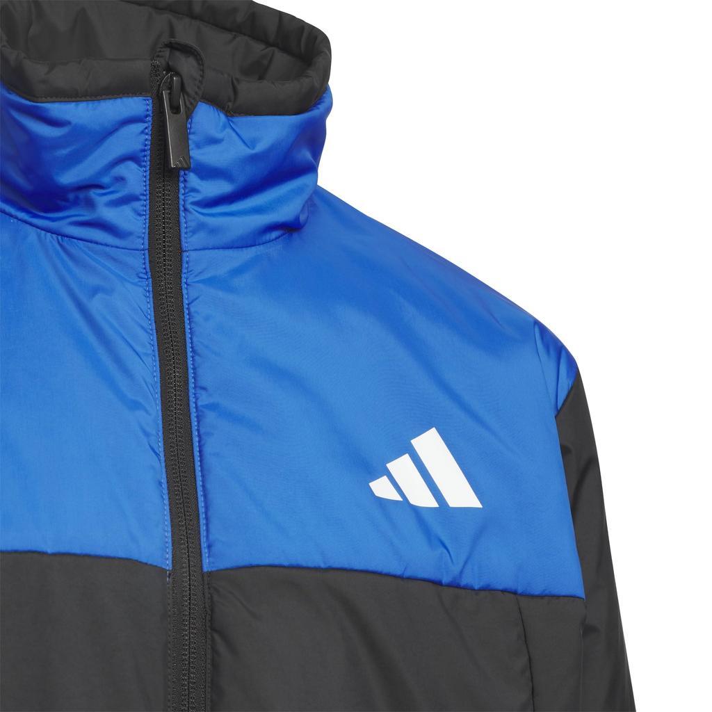 Adidas Essentials Padded Royal Size 130 Kids' Jacket, Unisex, VD376, Black/Bright (KA1338),