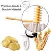 Spiral Patates Kesici Bükülmüş Dilim Patates Kulesi Kasırga Patates Kesimi Kendin Yap Yaratıcı Meyve Ve Sebze Spiral Dilimleyici Mutfak İçin