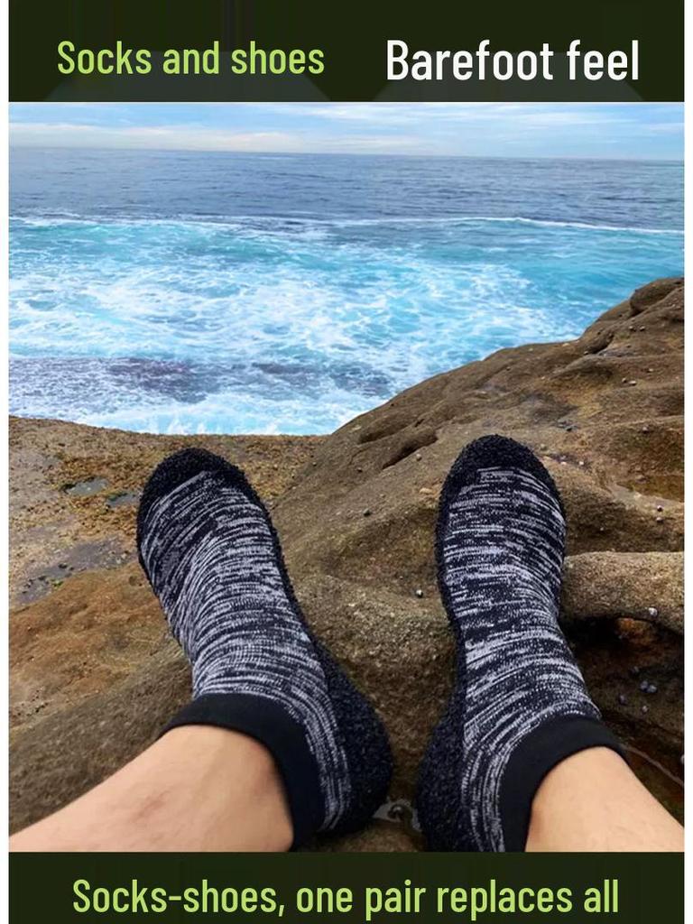 Scarpe/Calzini Traspiranti Antiscivolo in Tela da Yoga e Fitness per Allenamento, Nuoto e Guado