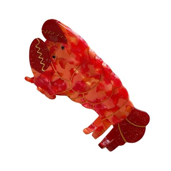 Octopus Ryba Tvar Hair Claw Ženy Kyselina octová Spona do vlasů Protiskluzová Velká spona Spona na zadní hlavu Spona do vlasů Spona do vlasů Příslušenství k hlavě