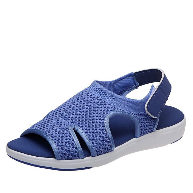 Fashion Summer Women Sandals Big Size Flat Casual Shoes Breathable Mesh Platform Shoes Woman Fashion Beach Sandal Sandalias De Las Mujer