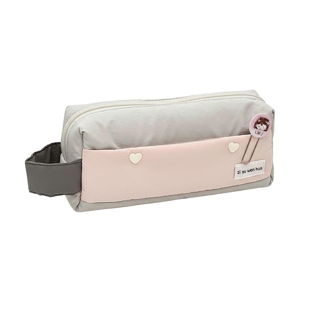 Large Capacity Pen Bag Pastel Color Stationery Pouch New Pencil Case  Back To School