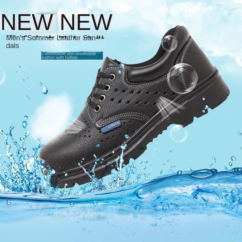 Labor Insurance Shoes Anti-smashing, Anti-piercing, Breathable and Wear-resistant Safety Shoes, Deodorant and Lightweight Construction Site Work Shoes