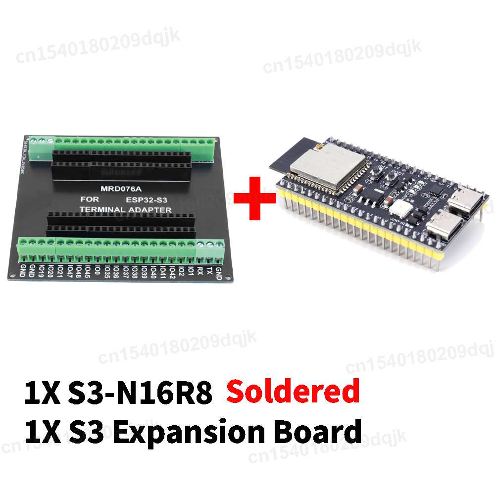 ESP32-S3-DevKitC-1 Entwicklungsboard BT 2.4G Wifi Modul für Arduino 8MB PSRAM 16MB FLASH N16R8 44Pin CP2102 Typ-C ESP32 S3