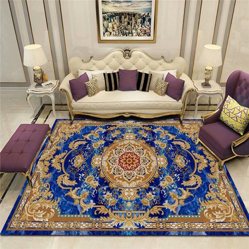 European Style Living Room Carpet Home Sofa Coffee Table Carpet Large Area Carpet Bedside Carpet