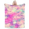 Galaxy Sunglasses  Soft Blanket  Students Plush Throw Blanket Graphic Couch Chair Flannel Bedspread Sofa Bed Cover