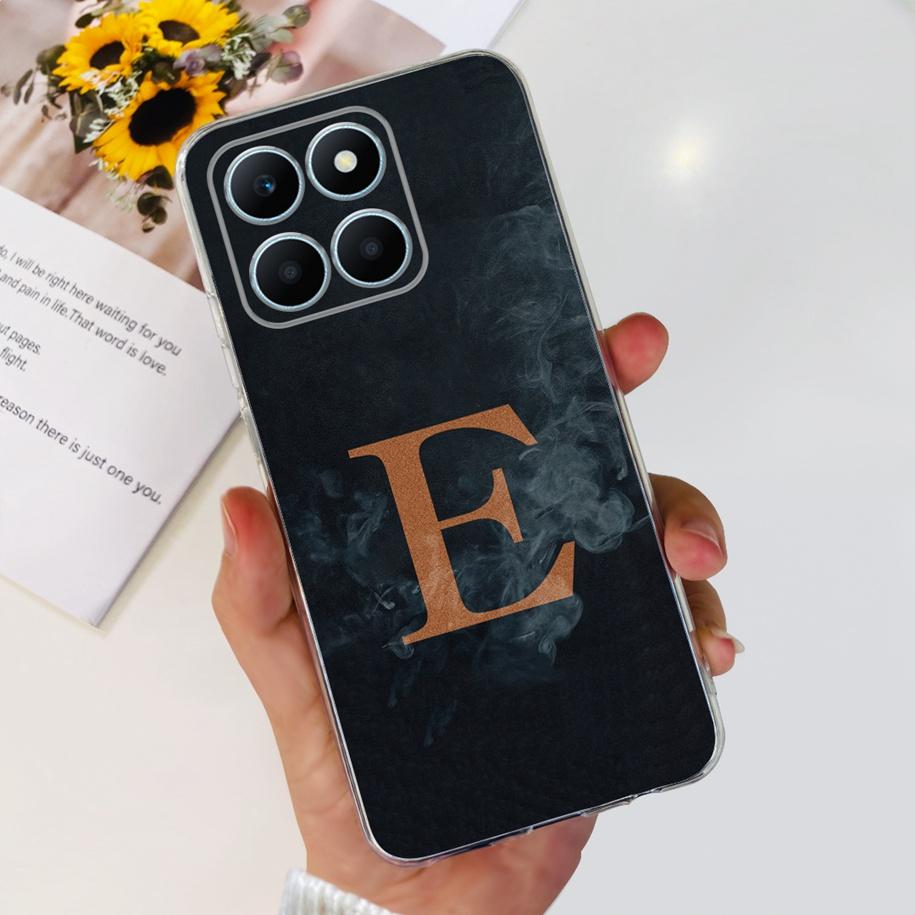 For Honor X6a 4G Case WDY-LX1 WDY-LX2 Transparent Cover Fashion Letters Soft Phone Cases For Honor X6a Plus X 6a HonorX6a Fundas