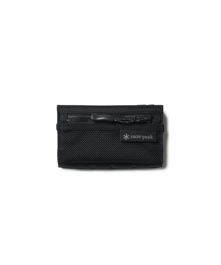 Snow Peak Everyday Use Smart Wallet SB-26SU010 Wallet for Men and Women, Black One
