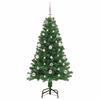 Artificial Christmas Tree with 150 LEDs and Stand Green 150 Cm