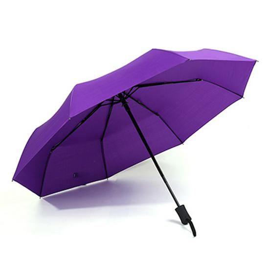 Automatic Three-Fold Sunshade Umbrella: UV-Protection & Rainproof for Men and Women