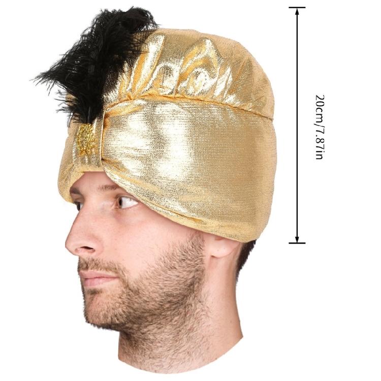 Ethnic Style Arabic Head Wrap Hat Soft Turbans Indian Cosplay Headwear