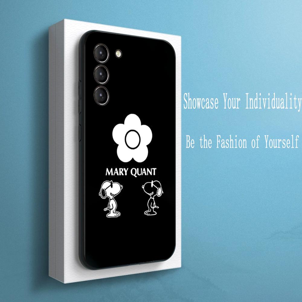 

Japan art Mary quant fashion flower Phone Case For Samsung Galaxy S26 S25 S24 S23 S22 S21 Plus Ultra Note20 Soft Black Galaxy S21 Ultra 5G