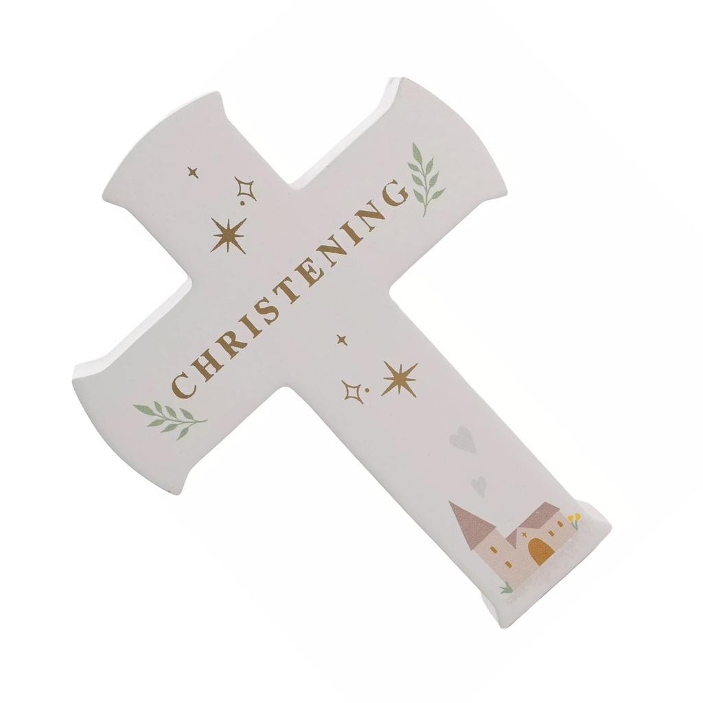 Feierlichkeiten Glaube & Hoffnung Kreuz Taufplakette