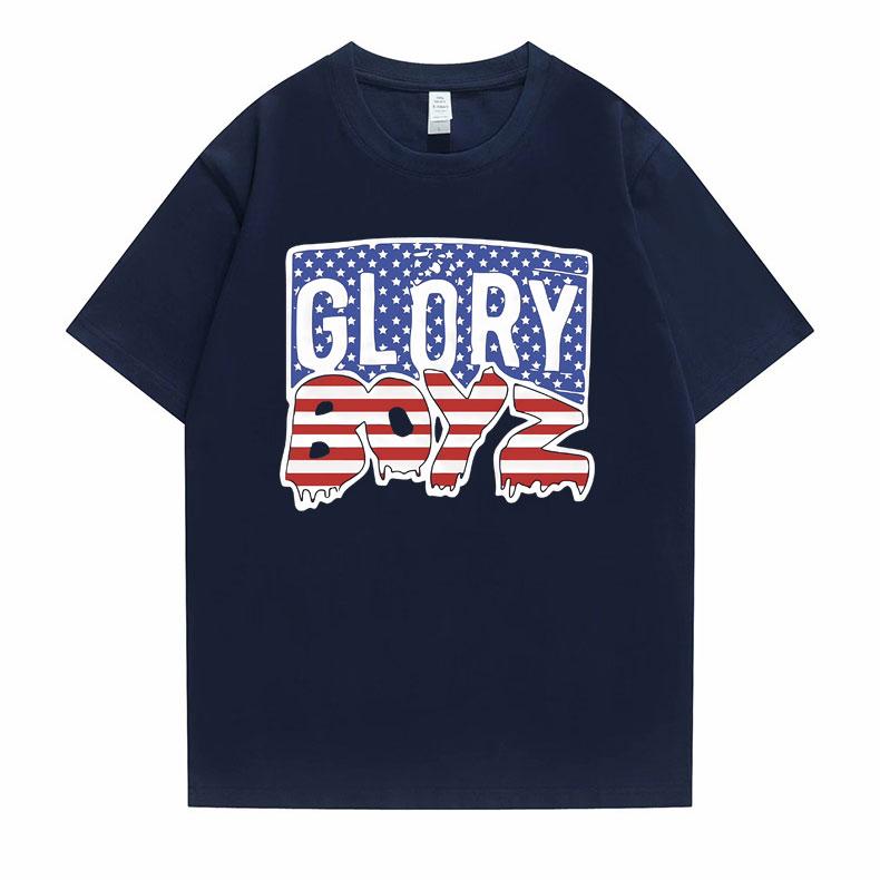Rapper Chief Keef Glory Boyz T-Shirt Herren Damen Hip Hop Übergroßes T-Shirt Männlich Vintage Kurzarm Herren Lässige Lockere T-Shirts