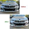 Car Front Bumper Air Vent Trim Spoiler For BMW 5 Series G60 G61 I5 M Sport 2024+ Canards Blade Side Splitter Stickers Cover