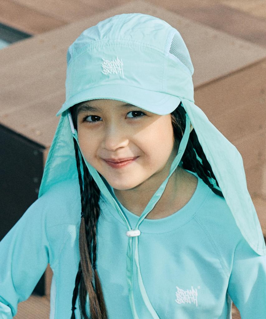 Beulaunbeuleseukijeu Kids Tag Flap Cap - Mint