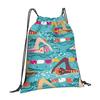 Lightweight Drawstring Swim Bag, Simple & Durable, Outdoor Activity Portable Storage Bag