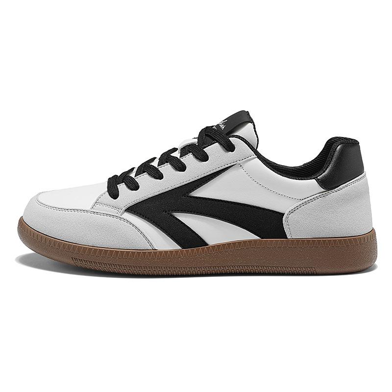 Men's Shoes Autumn 2024 New Trendy Versatile Platform Casual Shoes Men's Non-slip and Wear-resistant Low-top Comfortable Board Shoes