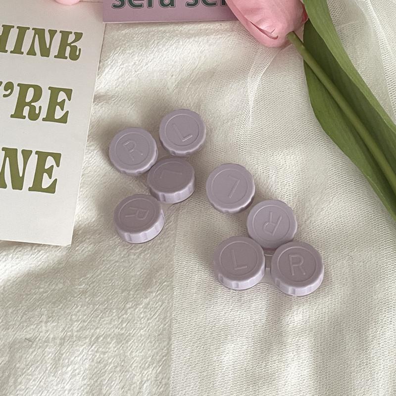 

1 шт. кремовый цвет контактных линз дорожный держатель контейнер для замачивания контактных линз мини-футляр для контактных линз аксессуары 53*25*14mm