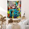 A-Anime D-DAN DA DAN Classic Tapestry Art Printing Japanese Wall Tapestry Anime Wall Hanging Home Decor