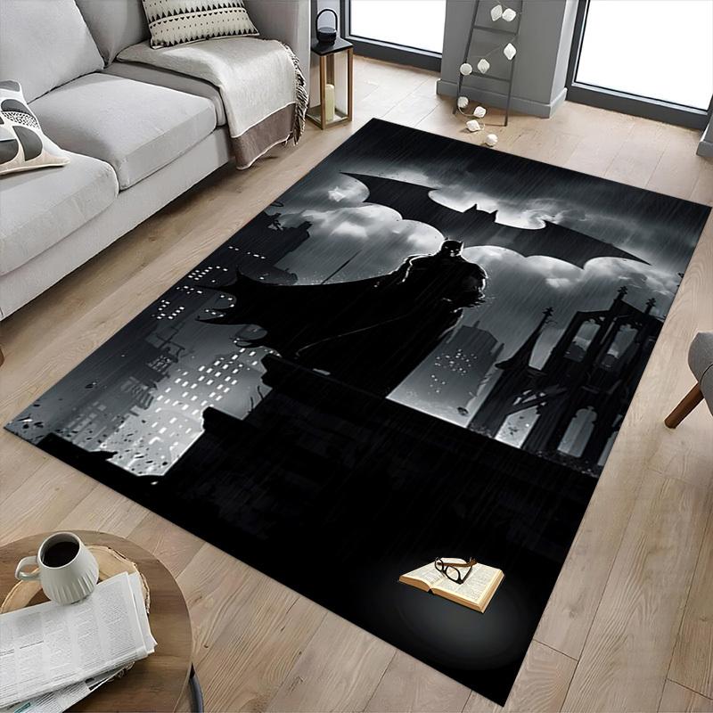 1pc Batman Cityscape Carpet, for Home & Office Decor, Desk Chair Carpet, Festive Gift,Conference Room CarpetL1230