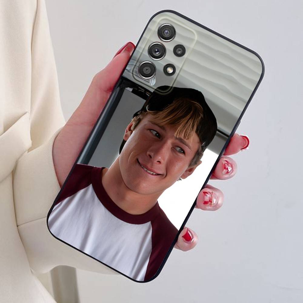 G-Glen P-Powell Phone Case For Samsung S24,21,22,23,30,Ultra,20,Plus,Note,10,9,Black Soft Silicone Case