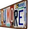 Love You More Wanddekoration Vintage Metallornament Industrielles Love You More Bar Schild für Wohnung Wohnzimmer Schlafzimmer Küche