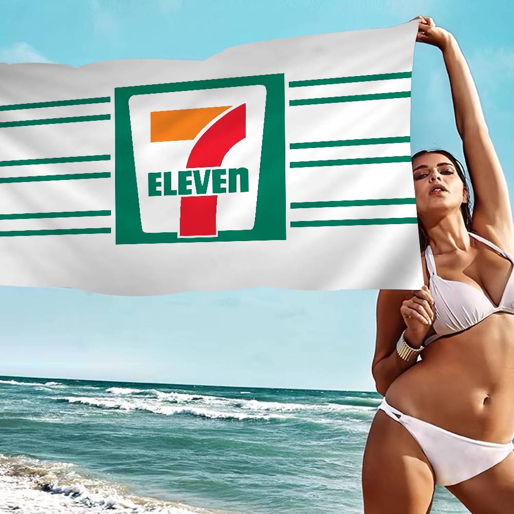 7-E-ELEVENS Microfiber Printed Beach Towel Mountain Climbing Yoga Beach Swimming Running Absorbent Soft Towel