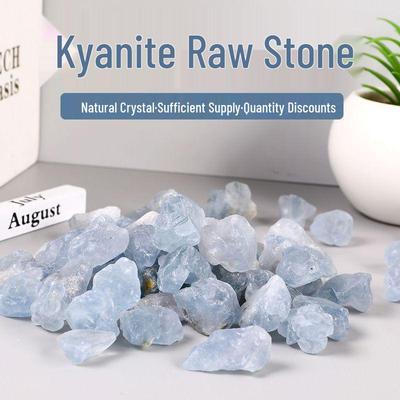 Natural Blue Kyanite Raw Stone Diffuser - Sky Blue Crystal Decorative Aroma Stone