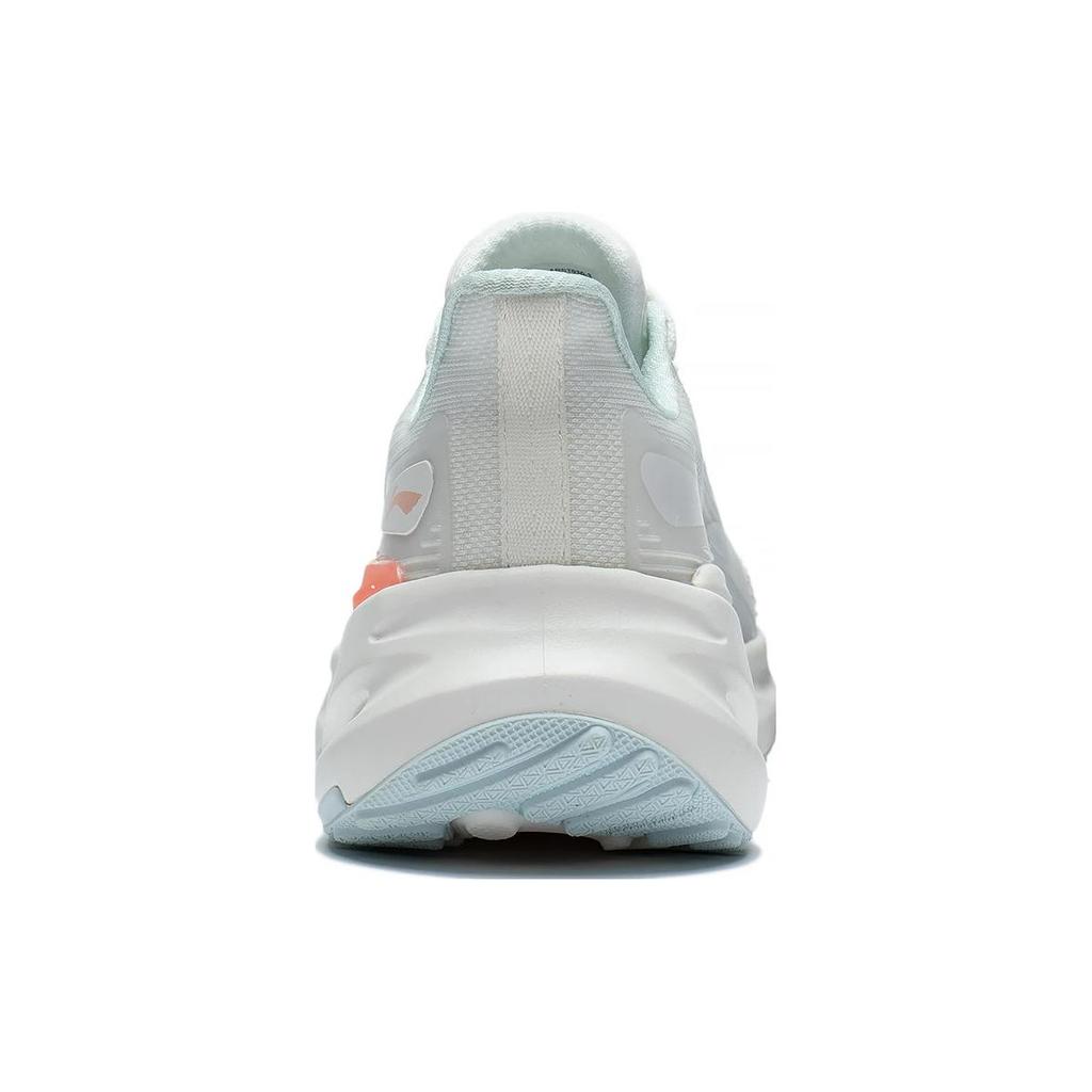 New LiNing Joyful 2.0 Cushioning Wear Resistant Rebound Low Top Running Shoes Women's White Blue ARST030-3