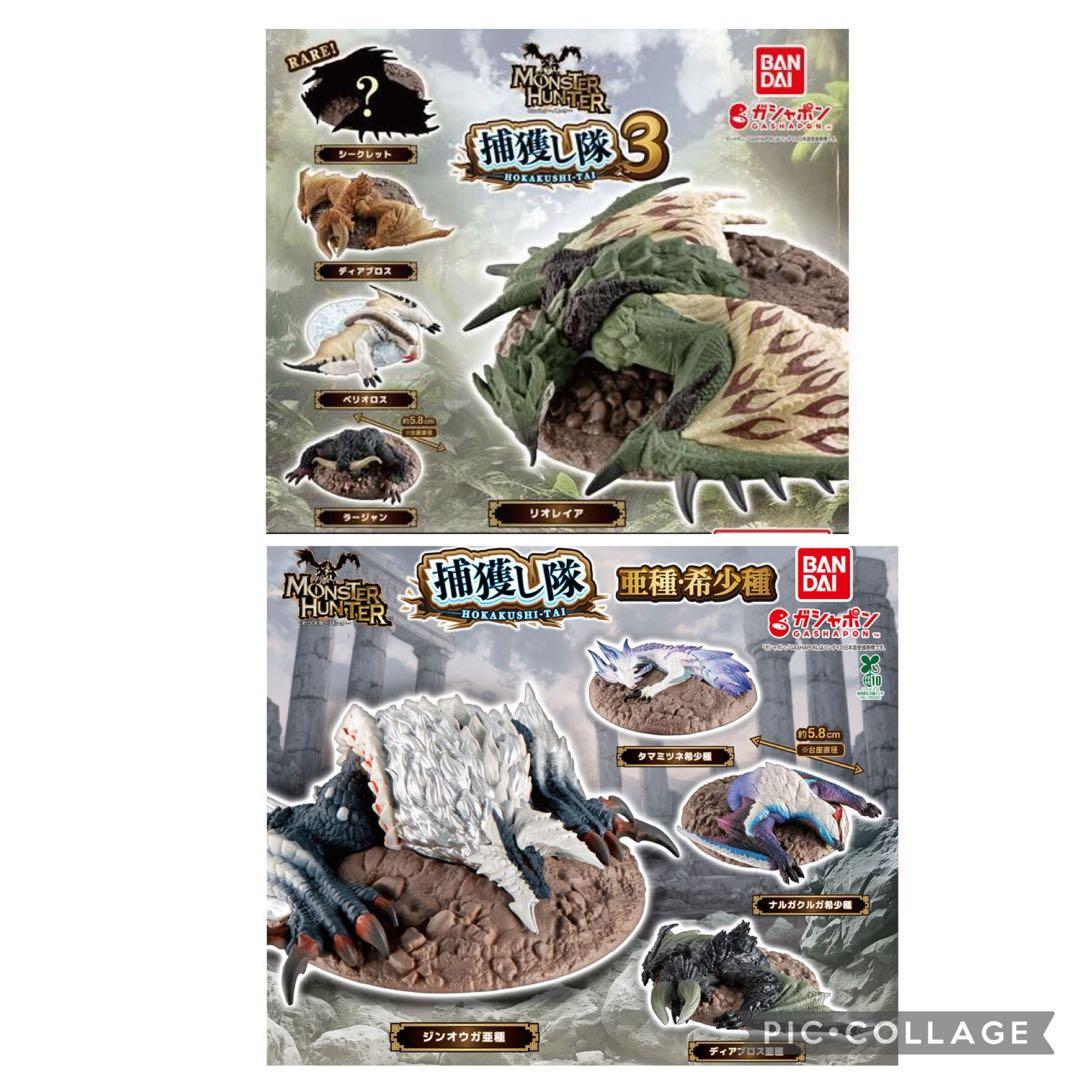 

[USED] Monster Hunter Capture Team 3 Subspecies Rare Species Full Complete Secret