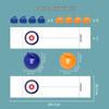 Gioco da Tavolo Educativo per Bambini Elite Sportz: Bowling da Curling Giocattolo da Interno
