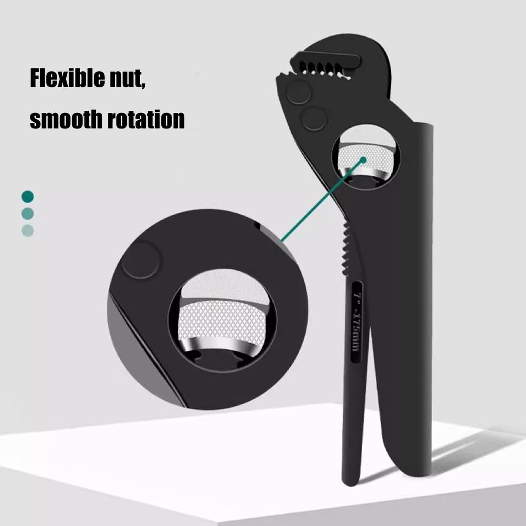 Industriequalität, Verstellbares Multifunktions-Rohrwerkzeug, Schnellrohrklemme Affenkopfzange Kohlenstoffstahlrohrklemme Wasserrohrklemme