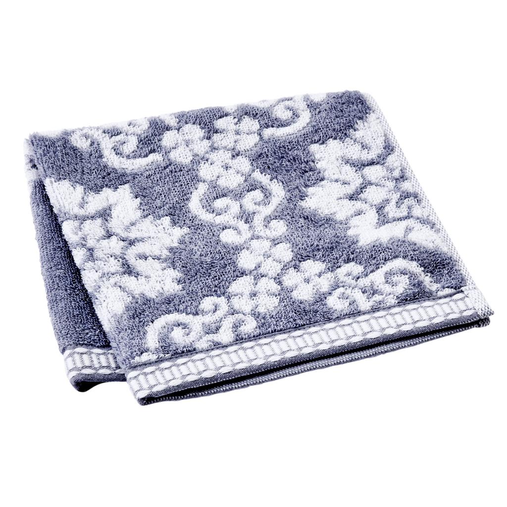 Nishikawa Imabari Hand Soft and Made In TT34503003 Towel, 34x35cm, Washable, 100% Cotton, Fluffy, Japan, Blue,